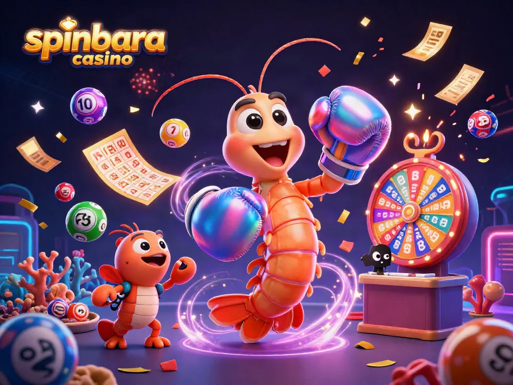 Join the excitement at Spinbara Casino with lively lottery elements and dynamic gameplay!