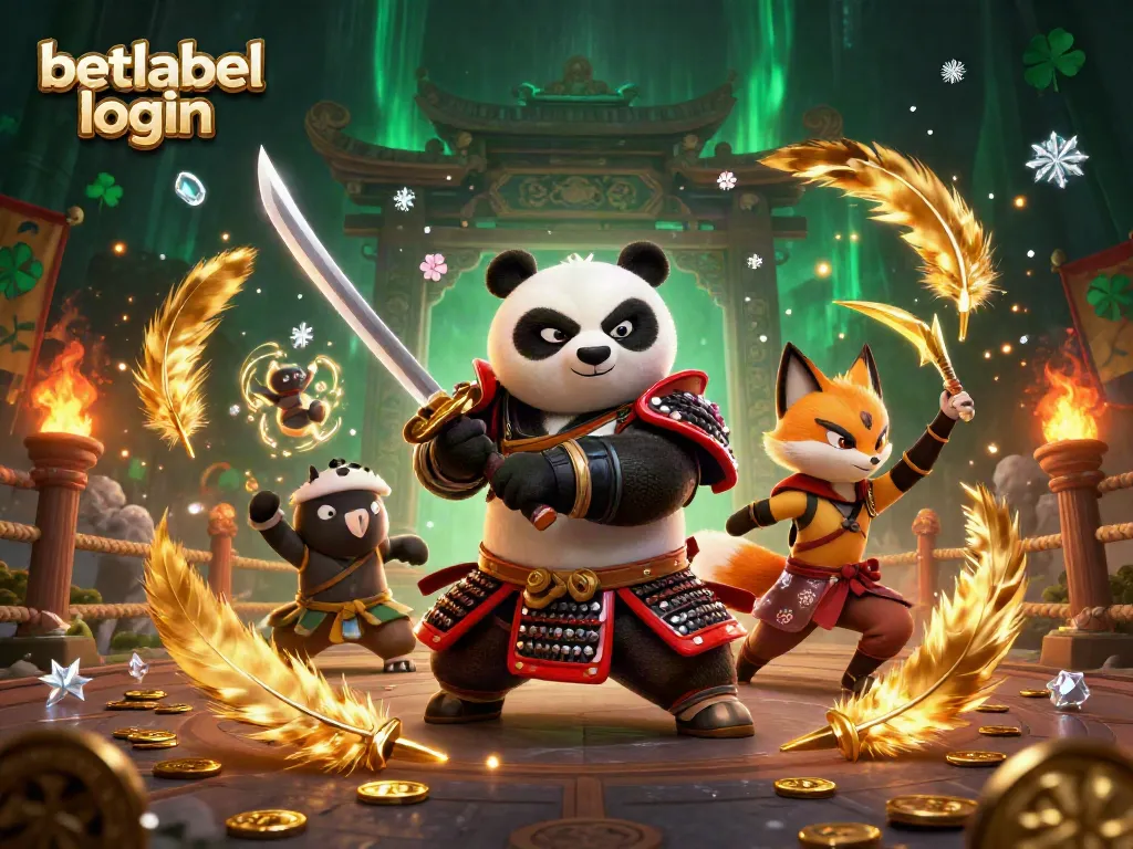 Engage in the betlabel login experience with vibrant characters and dynamic casino elements.